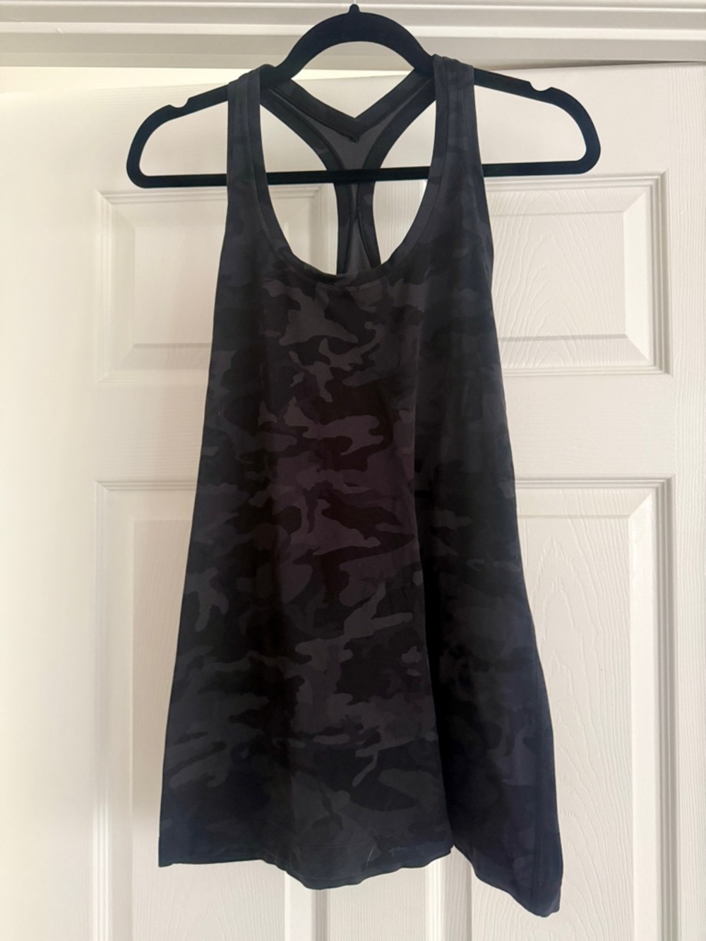 lululemon athletica Women's Black Camo Racerback Tank Top